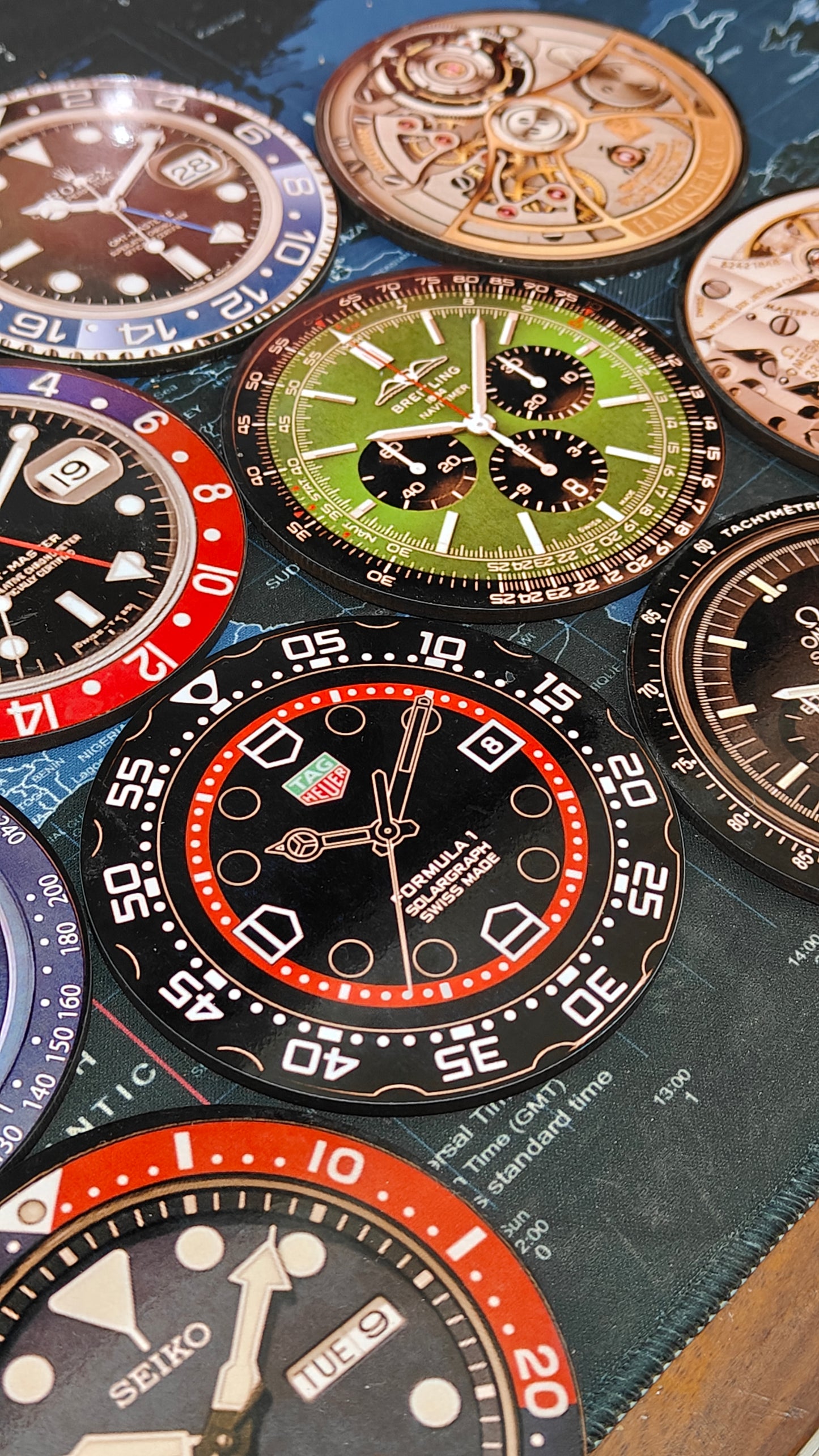 Tiger Straps Watch Coasters (pack of 6)